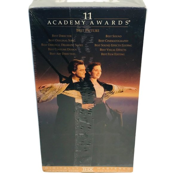 Titanic VHS 1997 2 Tape Set Leonardo DiCaprio Kate Winslet New In Package - Picture 2 of 5